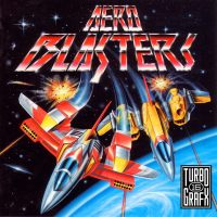 Aero Blasters TurboGrafx-16 US box art